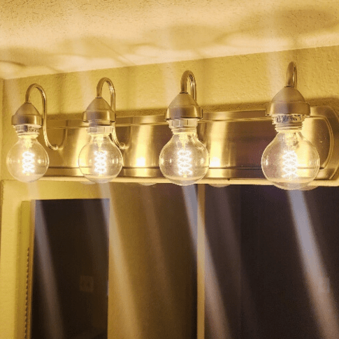 Electrical job - replaced burnt out light bulbs